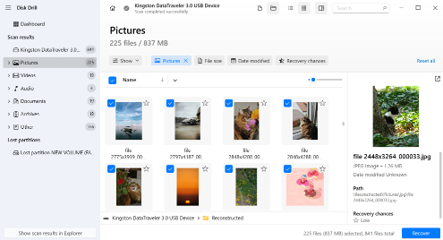 Preview and Select Recoverable Files Preview and Select Recoverable Files