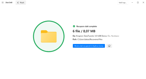 Recupera i tuoi dati eliminati