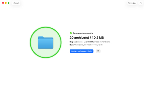 Recupera los datos de Mac eliminados de tu tarjeta SD