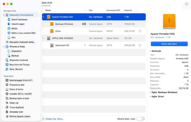 Come recuperare dati dal disco rigido del Mac