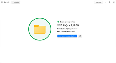 Restore deleted files from the Recycle Bin