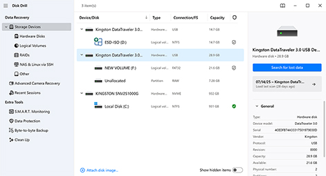 Select the Drive and Search for Lost Files Select the Drive and Search for Lost Files