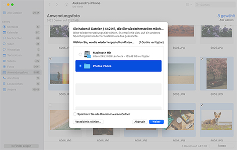 Stellen Sie Ihre iPhone-Daten an einem sicheren Ort wieder her Stellen Sie Ihre iPhone-Daten an einem sicheren Ort wieder her