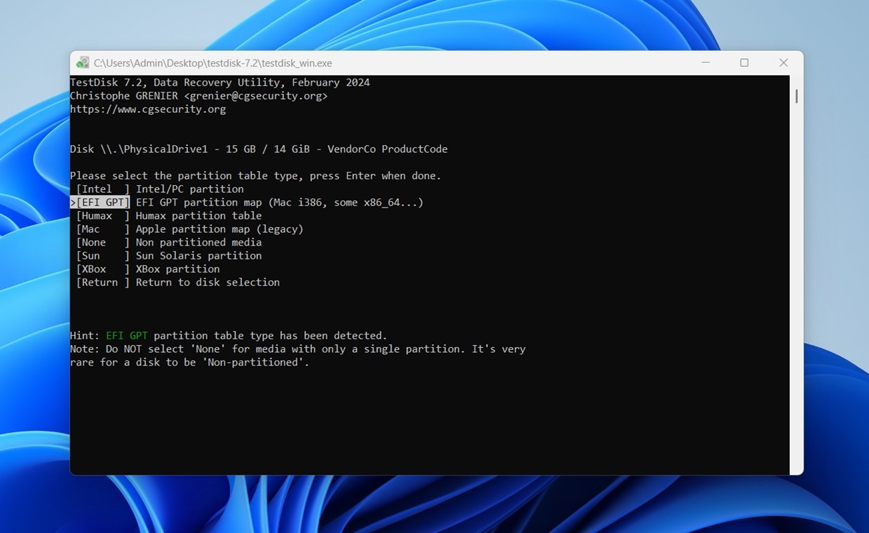 TestDisk