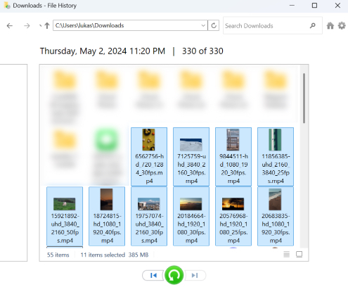 Use Windows File History Use Windows File History
